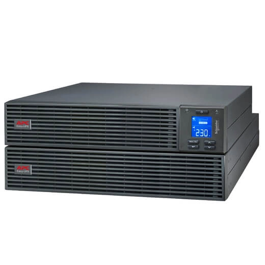 APC Easy UPS On-Line, 3kVA/2400W, Rackmount 4U, 230V, 6x IEC C13 + 1x IEC C19 outlets, Intelligent Card Slot, LCD, Extended Runtime, W/ rail kit uzluksiz quvvat blogi sotib olish