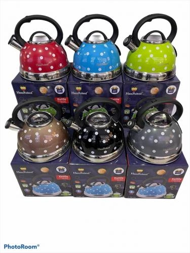 Чайник со свистком (горошек) Haus roland 3 л купить