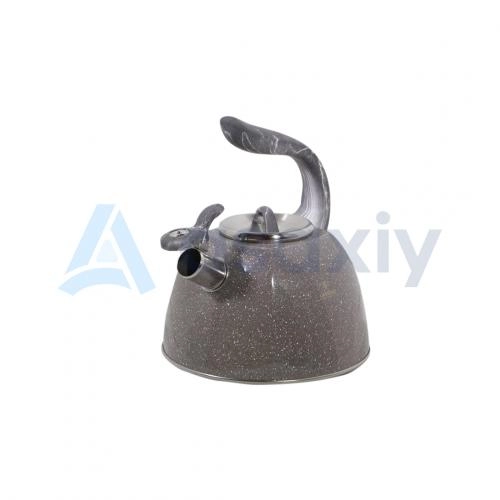 Чайник со свистком 3 л, с ручкой от Life Smile (красный, голубой, серый) в Узбекистане