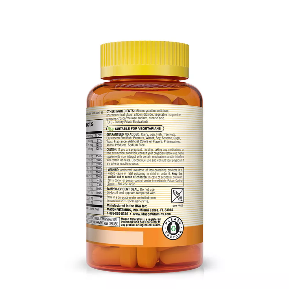 MASON NATURAL Renal Multivitamin 100 kapsula (18601) O'zbekistonda