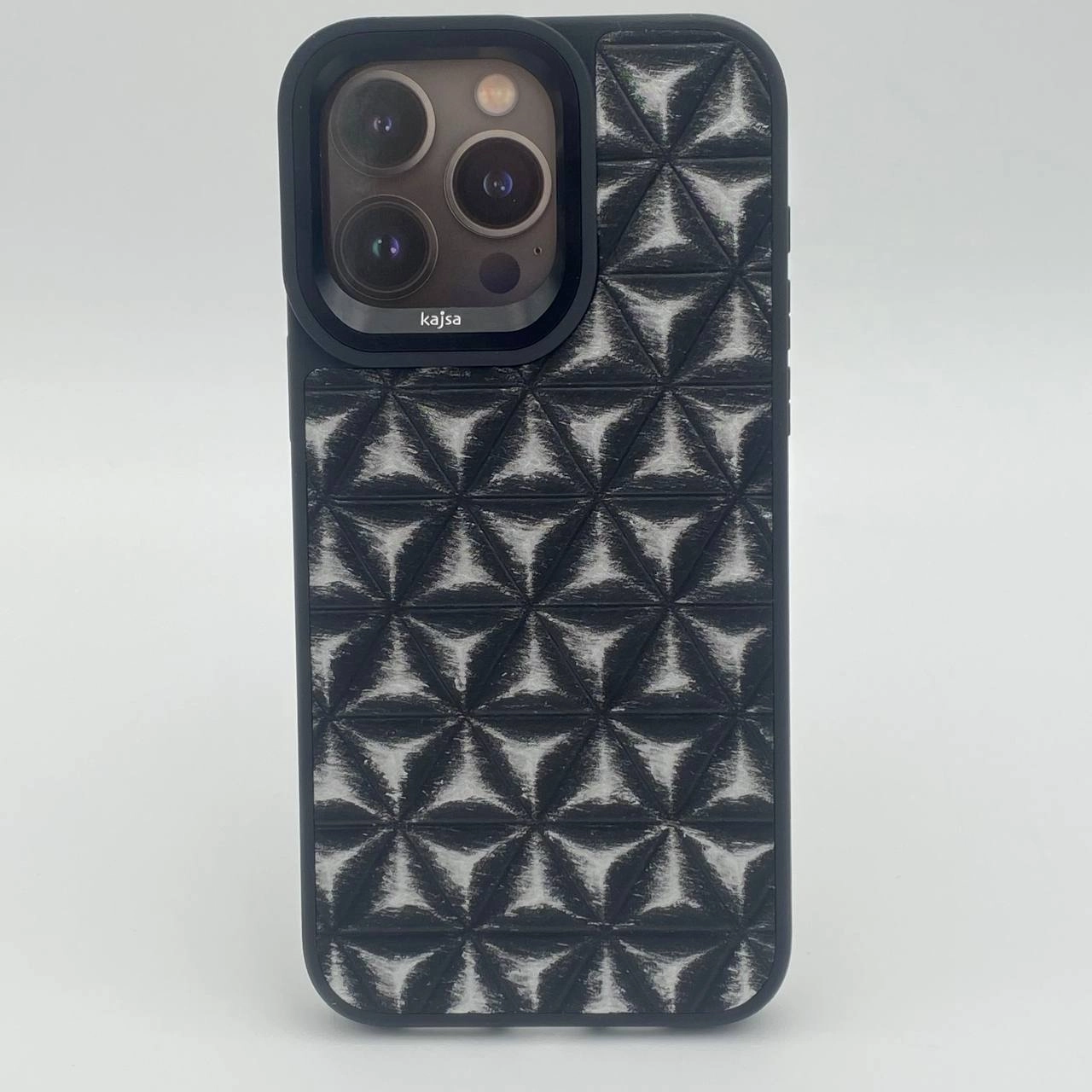 iPhone 15 Pro Max uchun Kajsa Glamours Collection Dazzle qora g'ilofi sotib olish