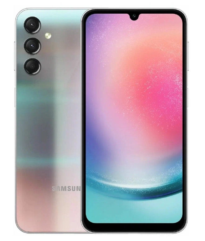 Смартфон Samsung Galaxy A24 6/128GB Серебристый купить