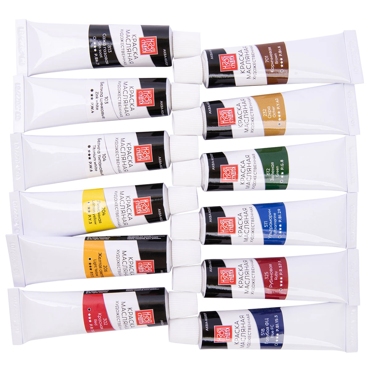 "Izostudiya" moybo&lsquo;yoqlar va akva-rang bo&lsquo;yoqlar to&lsquo;plami, 12 xil rangli O'zbekistonda