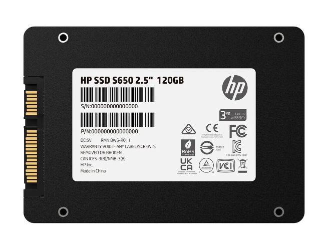 Жесткий диск SSD HP S650 120GB 2.5 онлайн