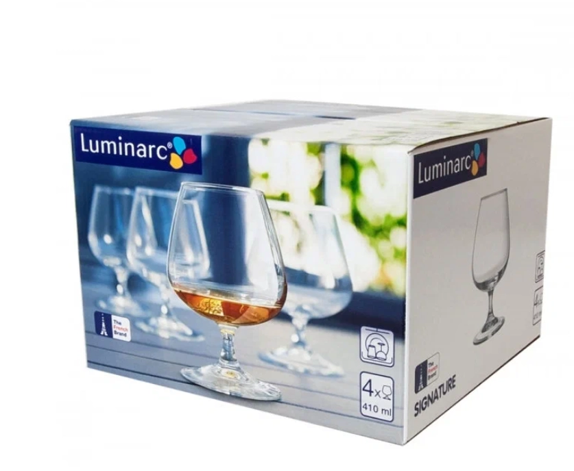Набор бокалов Luminarc Signature прозрачный 400 мл 4 шт (J2934) цена