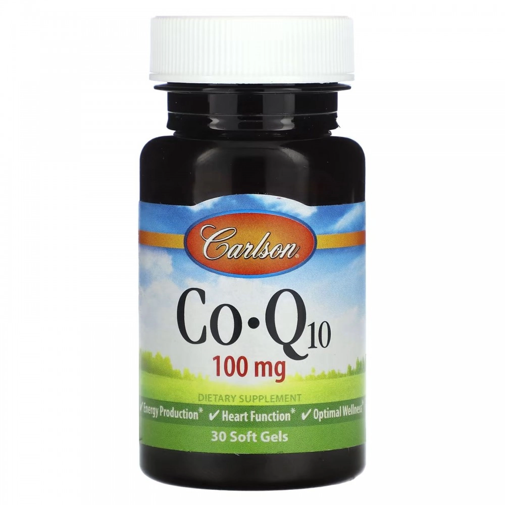 Carlson, Co-Q10, 100 mg, 30 yumshoq tabletkalari (08240) sotib olish