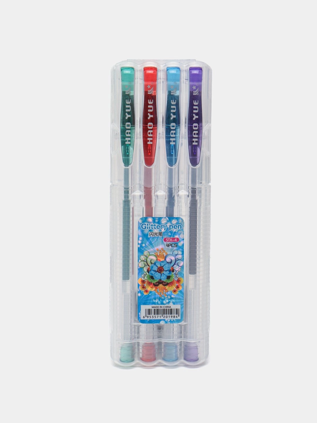 Hao Yue rangli jel qalamlari, 4 dona. to'plamda sotib olish
