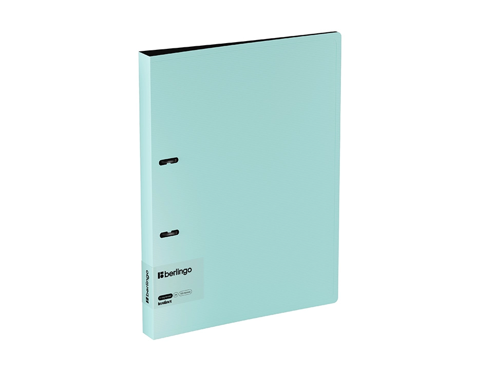 Папка Berlingo "Instinct" A4, 2 D-кольца, 35 мм, аквамарин, с карманом купить