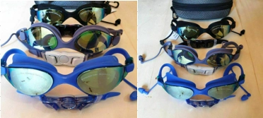Очки для подводного плавания с чехлом P101 A333 недорого