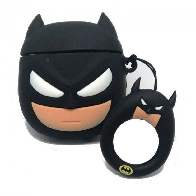 Airpods 2/3 uchun "Batman" qora silikon g&lsquo;ilofi sotib olish