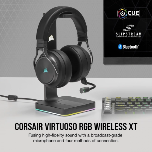 Компьютерные наушники Corsair Virtuoso RGB Wireless XT (Black) онлайн