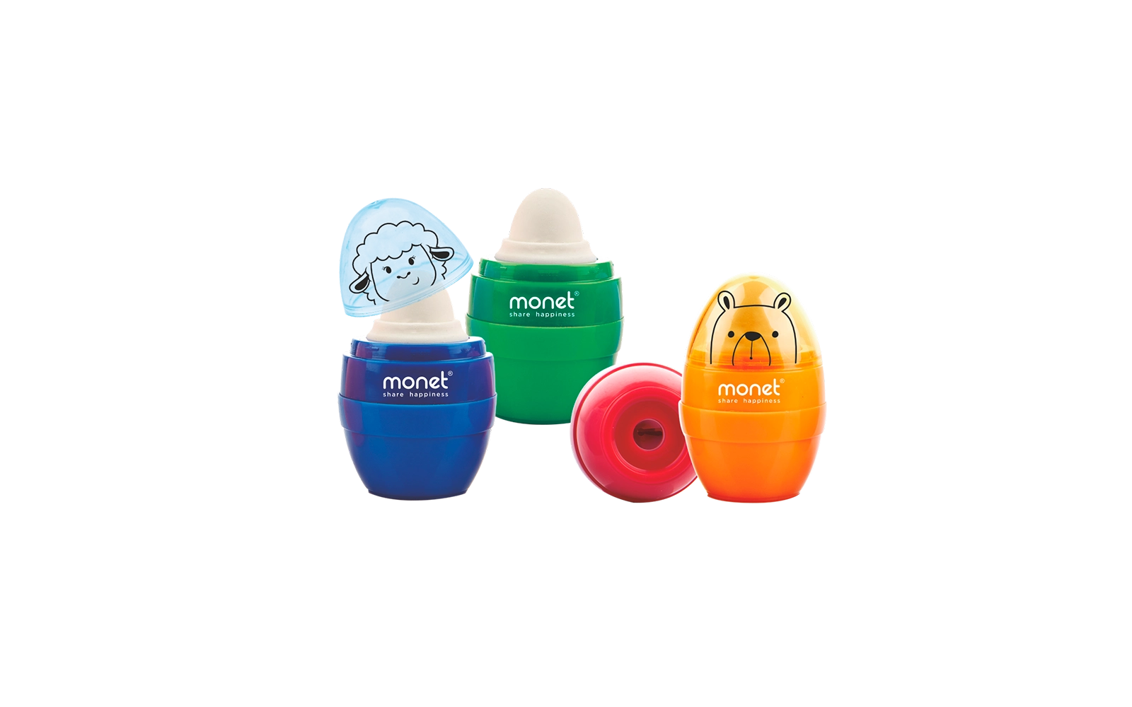 Комбо точилка и ластик 2в1 «Funny» 2ES002 купить