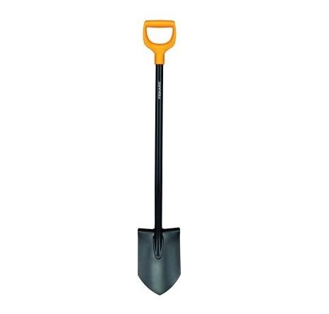 Лопата штыковая FISKARS Solid Spade Pointed (1003455) - фото №2 Лопата штыковая FISKARS Solid Spade Pointed (1003455) купить