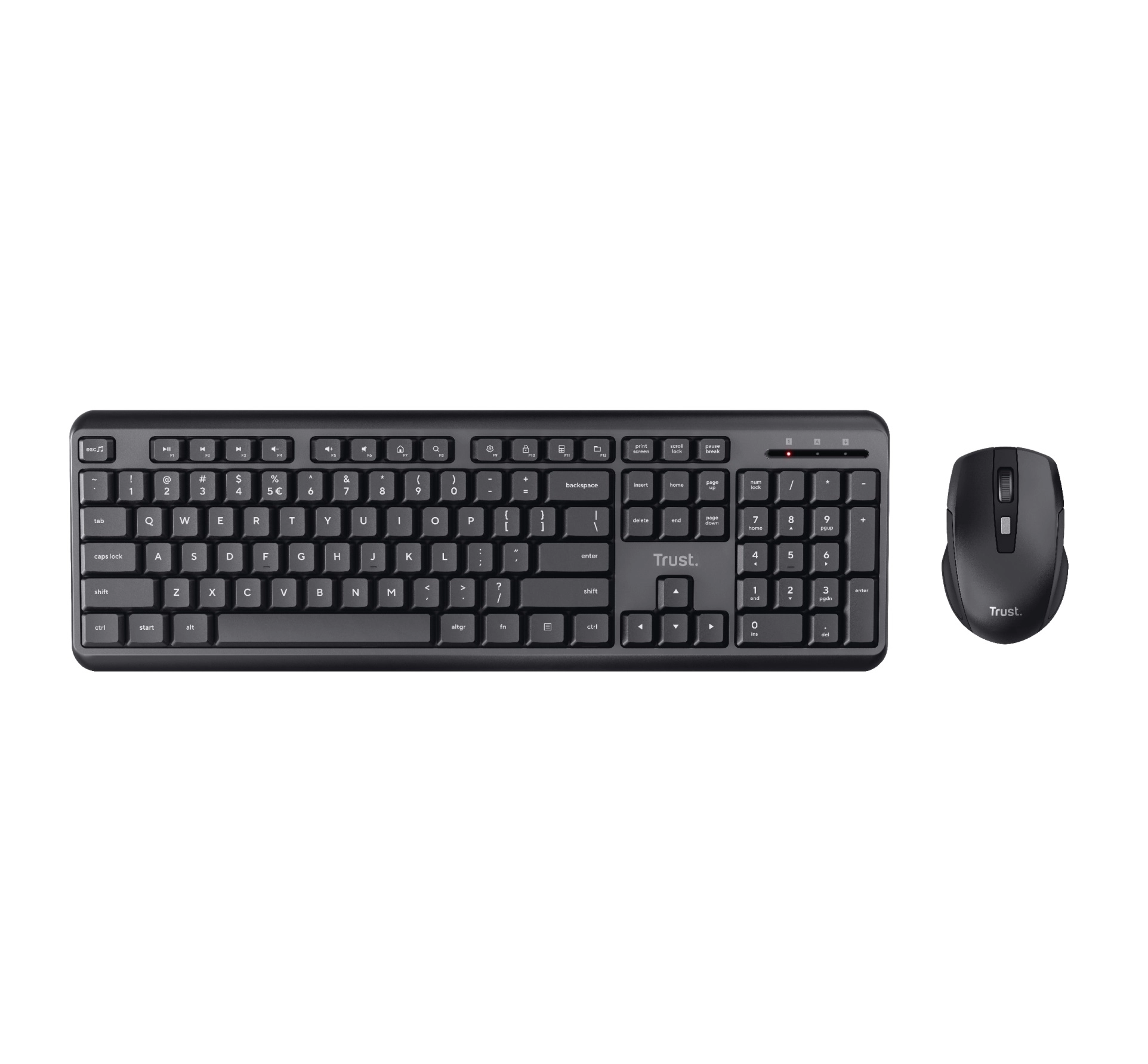 Trust Combo Ody Silent WL RU Qora klaviatura va sichqonchasi sotib olish