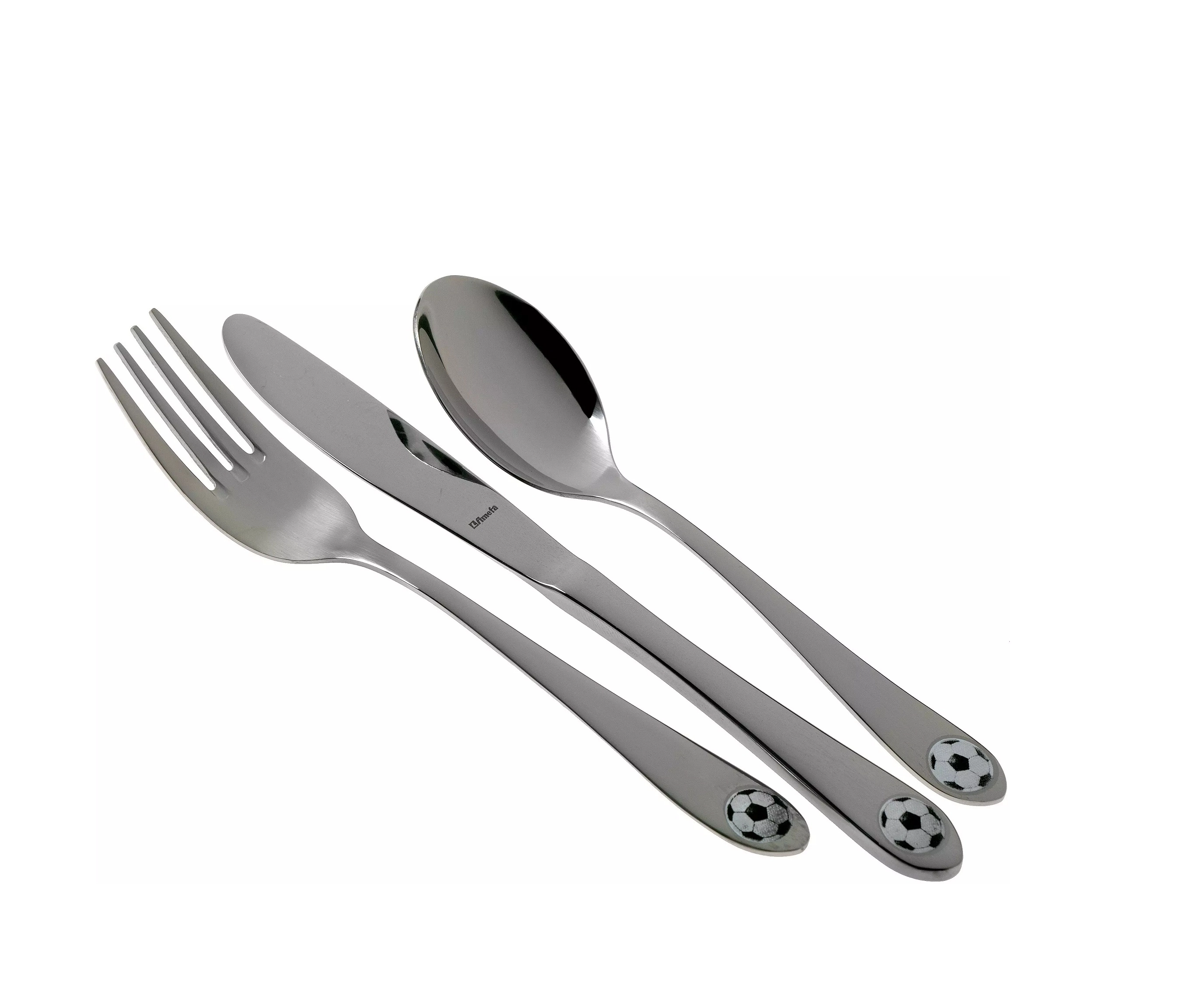 Bolalar qoshiq va vilkalar to'plami "Footie 3"  Amefa 842200G020A30 arzon