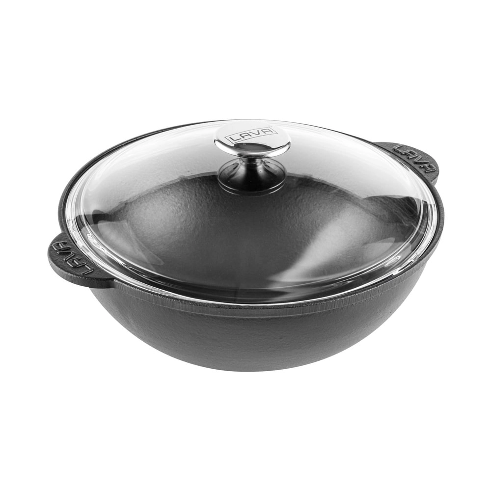 LAVA shisha qopqog'i bilan quyma temir qozon, 28 sm, 4,2 l sotib olish