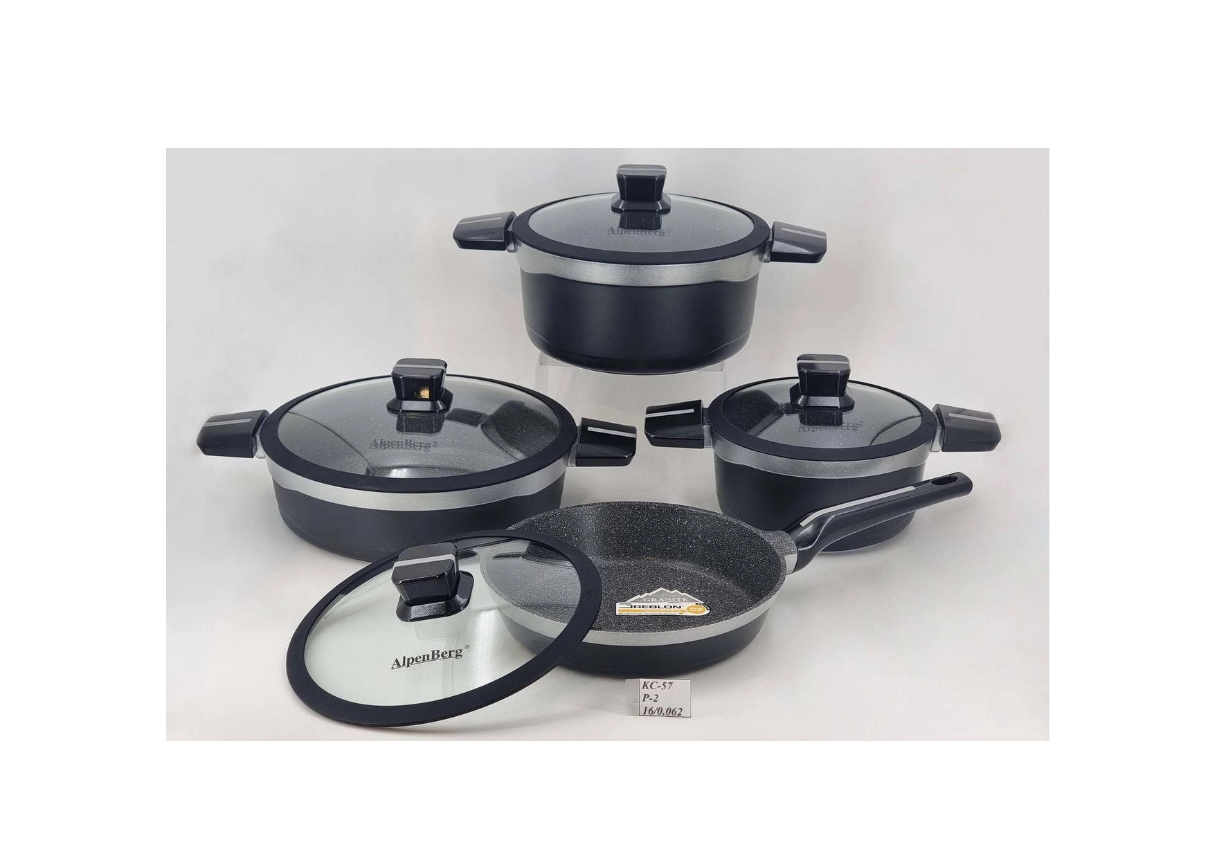 Набор кастрюль и сковородок Alpenberg 8 предметов, KC 57 купить