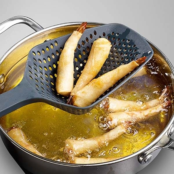 Durshlag-qoshiq Scoop Plus, katta, yashil 10066 bo'lib to'lash