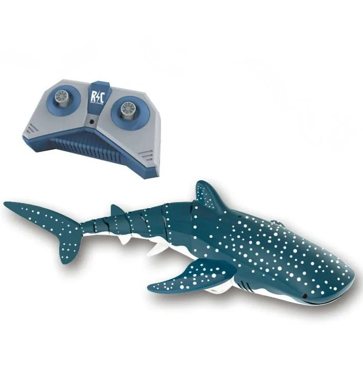 Игрушечная акула - While Shark радиоуправление синий купить
