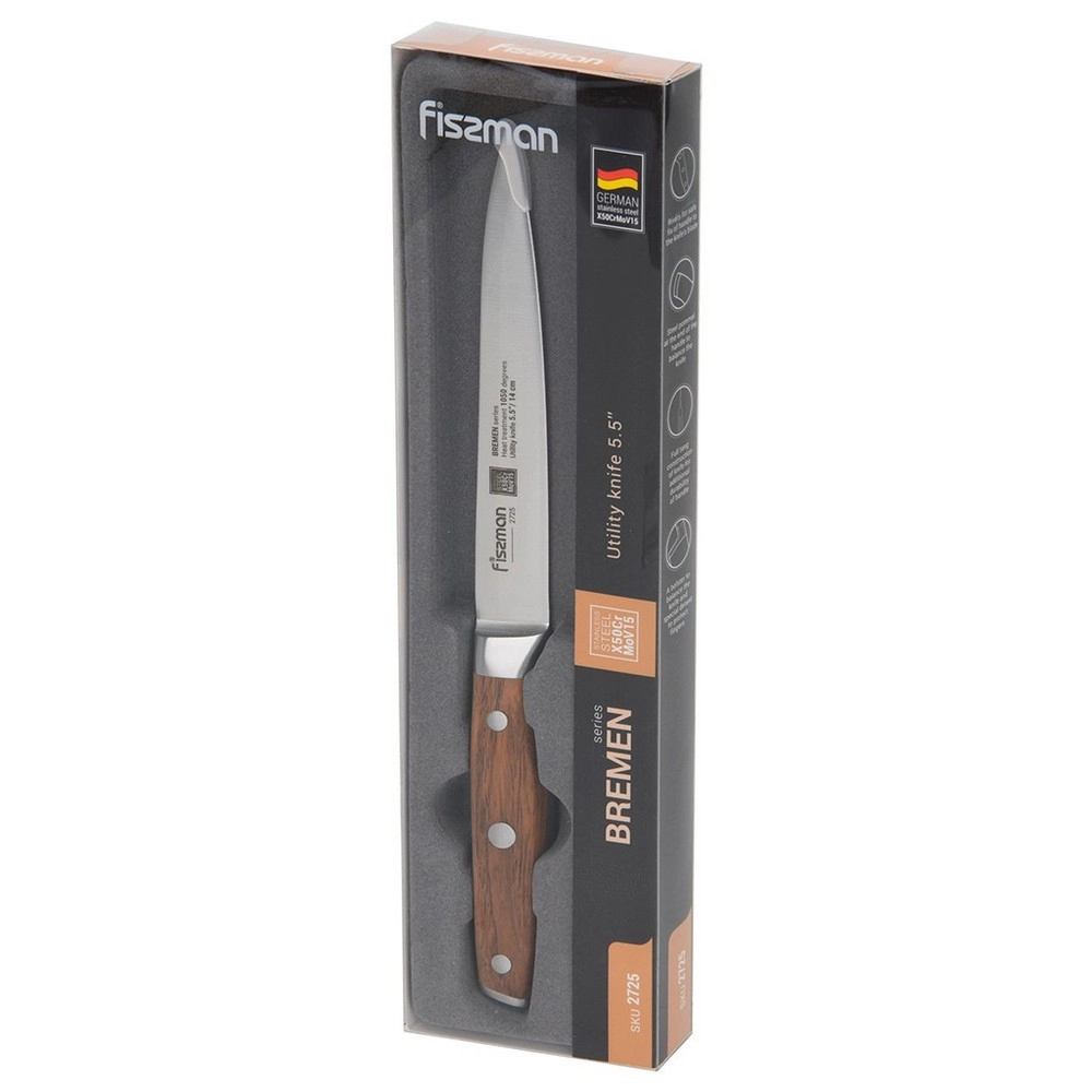 Нож универсальный Fissman Bremen 13 см 2725 рассрочка