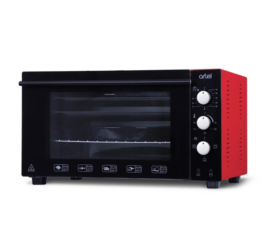 Shivaki 4218 E mini-pechi (chiroqli) qizil-qora sotib olish