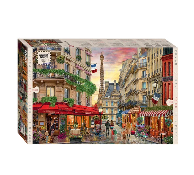 Step Puzzle Romantic travel Paris 1000 pazllari sotib olish