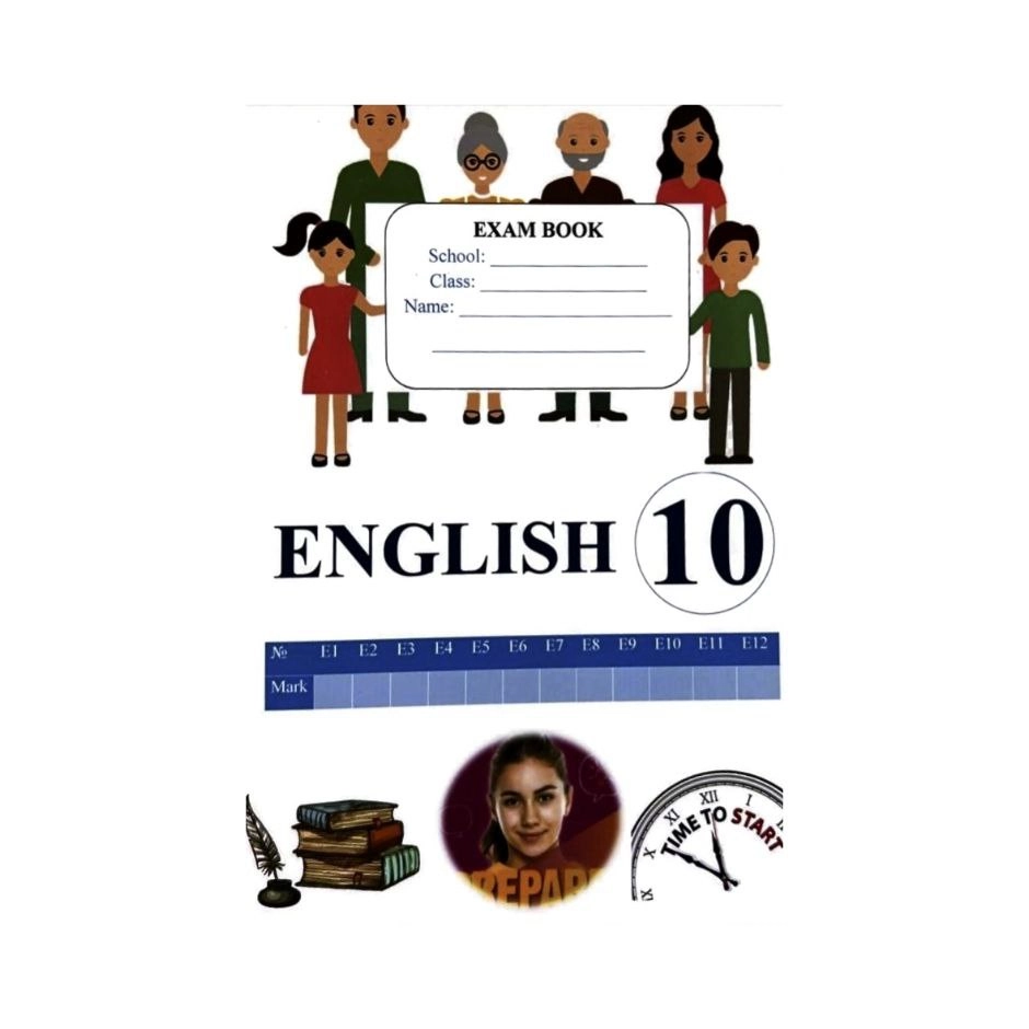 Exam book English 10 sotib olish