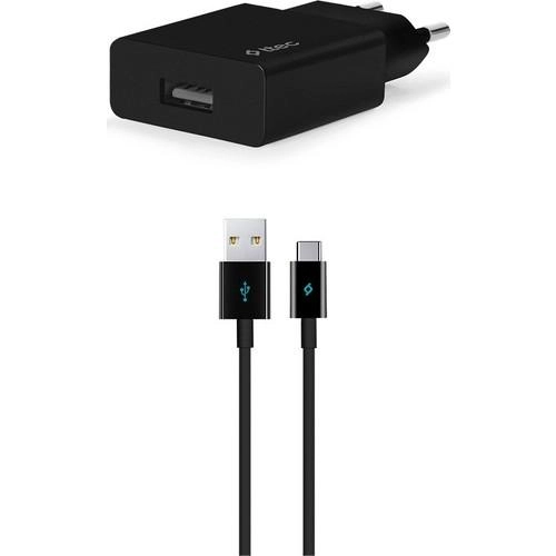 Зарядное устройство Ttec SmartCharger USB с кабелем Type-C (1m) Black купить