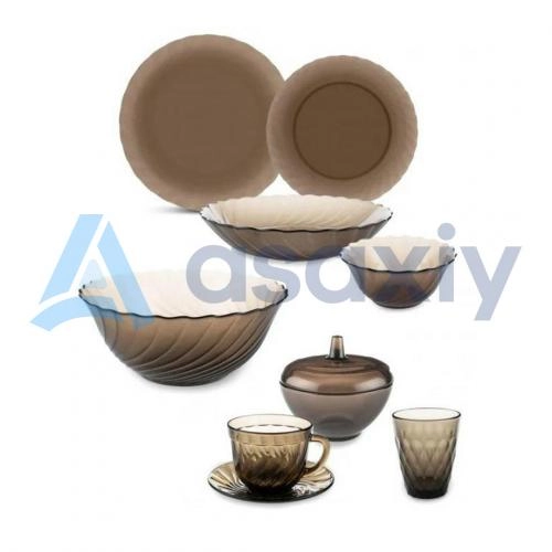 Ocean – 44+1 buyumli Luminarc dasturxon servizi - rasm №2 Ocean – 44+1 buyumli Luminarc dasturxon servizi sotib olish