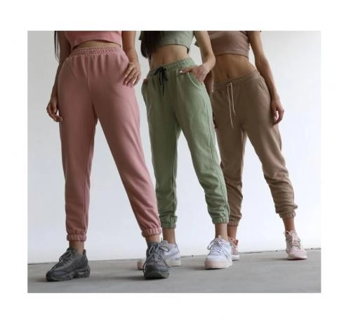 YSK DK004 (White, Gray, Beige, Pink, Blue, Menthol) ayollar joggeri sotib olish