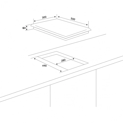 Hofmann RCT321DS/HF oshxona plitasi yuzasi arzon