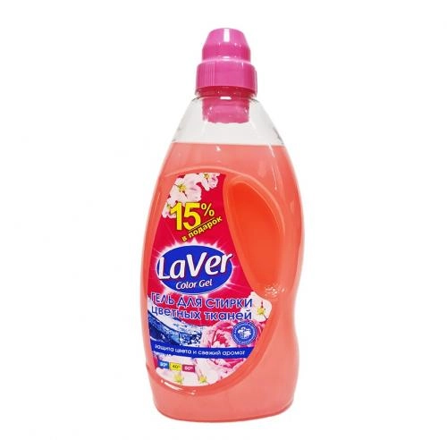 LaVer Color rangli kiyimlarni yuvish uchun gel (1150 ml, plastik flakon) sotib olish