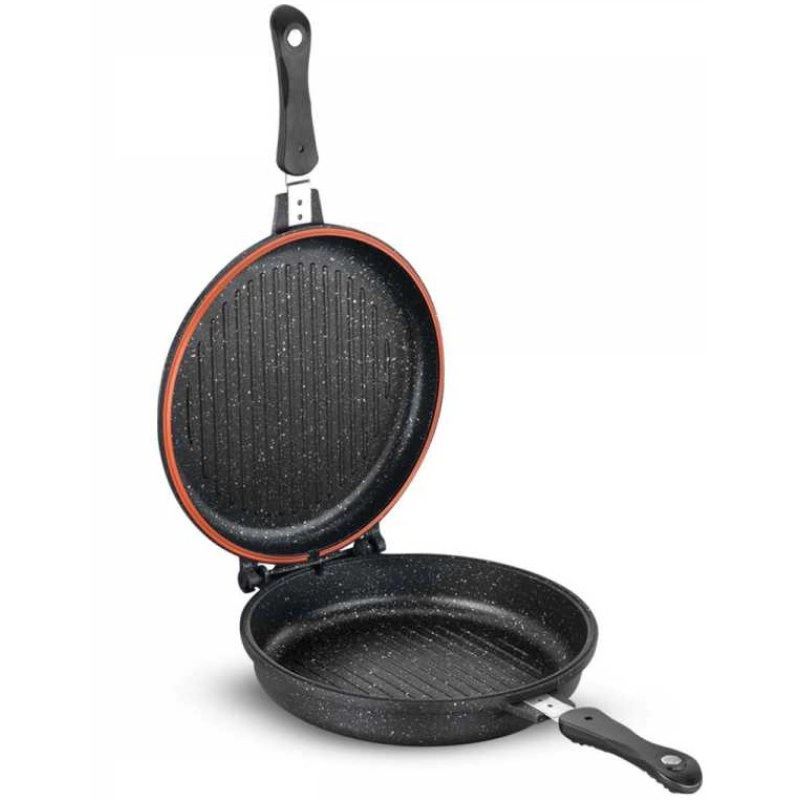 Korkmaz Duplo 28 sm (A1427) Ikki qavatli panjarali tova arzon