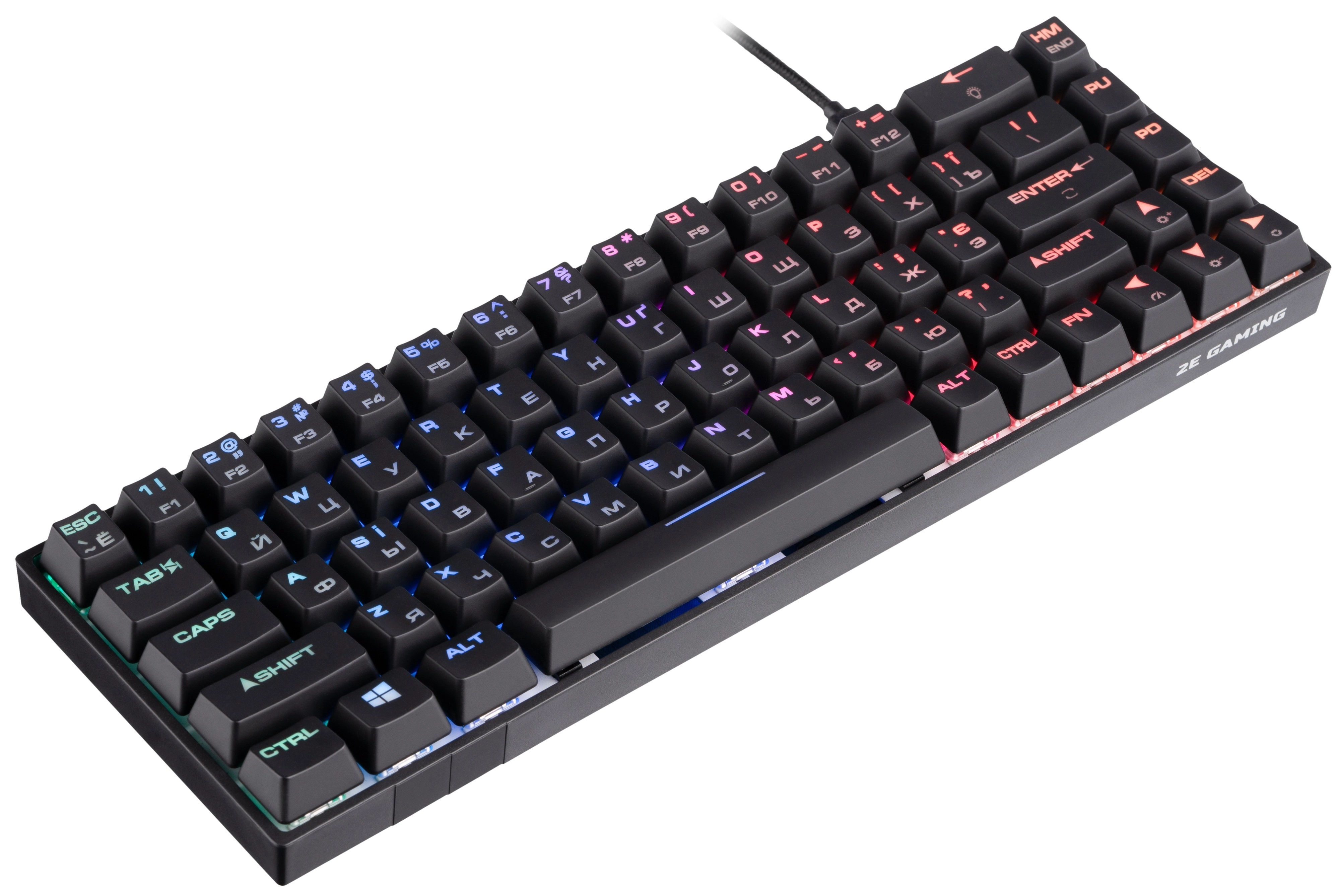 Клавиатура 2E Gaming KG370 RGB Gateron Red Switch Black недорого
