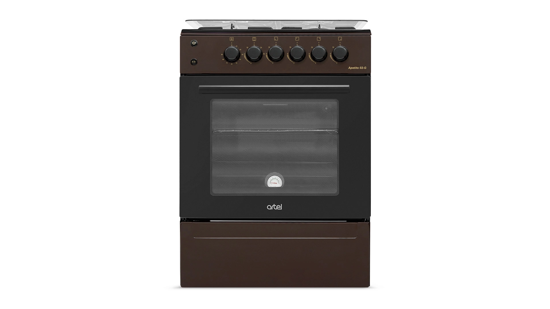 Газовая плита Artel Apetito 02-G CHU Коричневая недорого