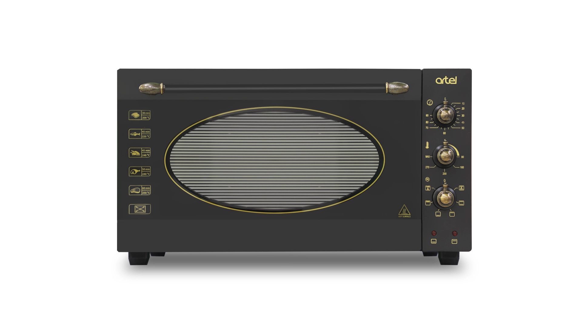 Artel MD-4218 Art-Retro Black mini-pechi arzon