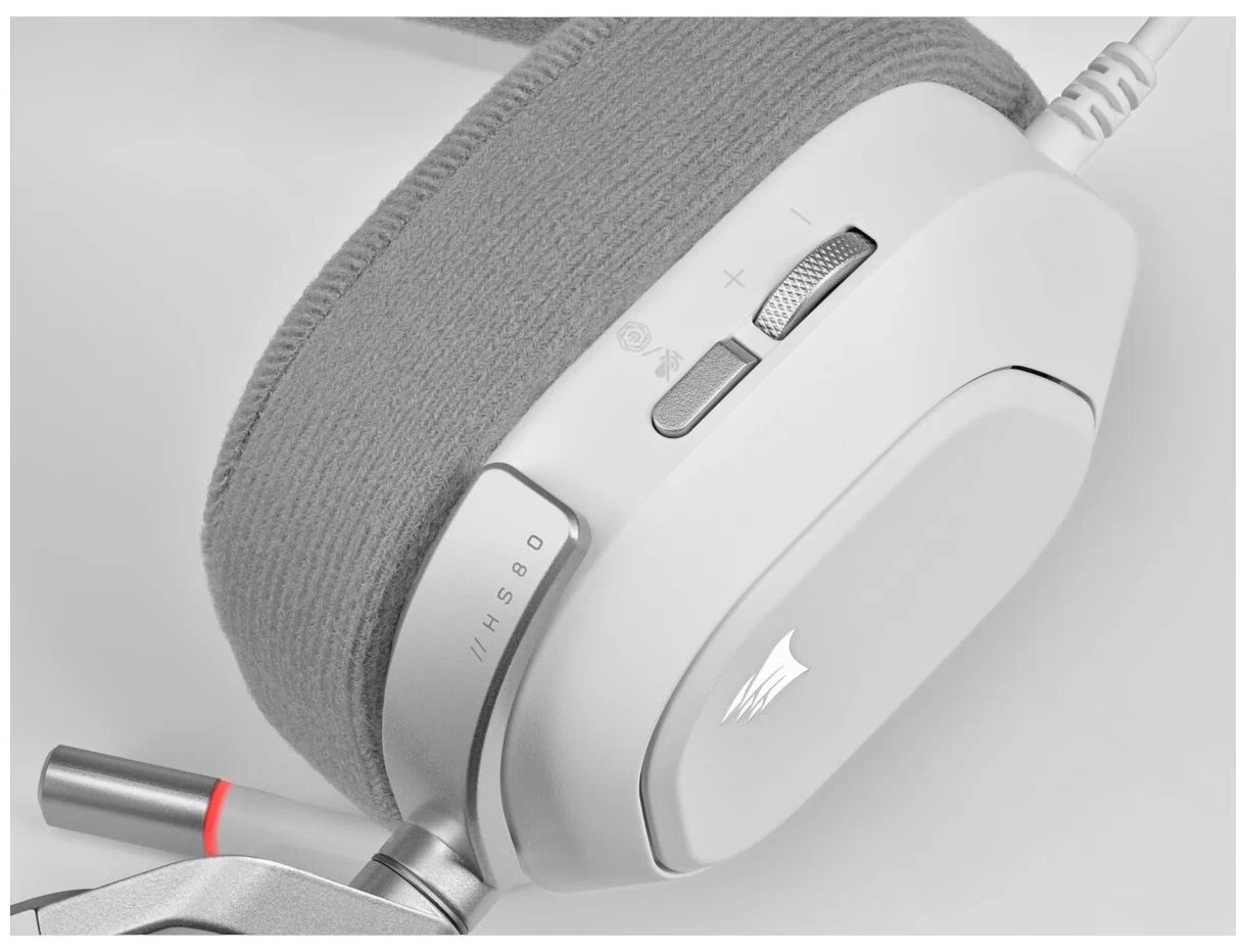 Компьютерные наушники Corsair HS80 RGB USB - White недорого