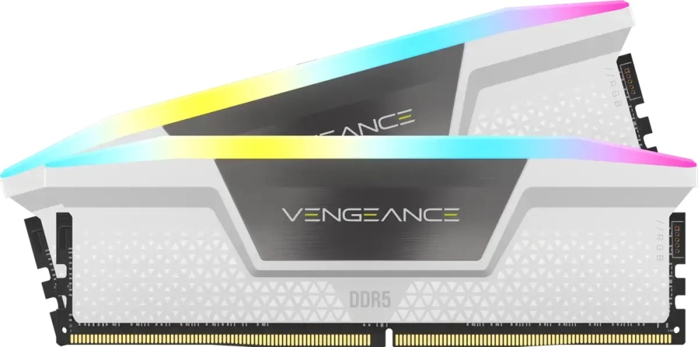 Оперативная память Corsair Vengeance RGB 32GB (2x16GB) DDR5 6200HMz C36 White недорого