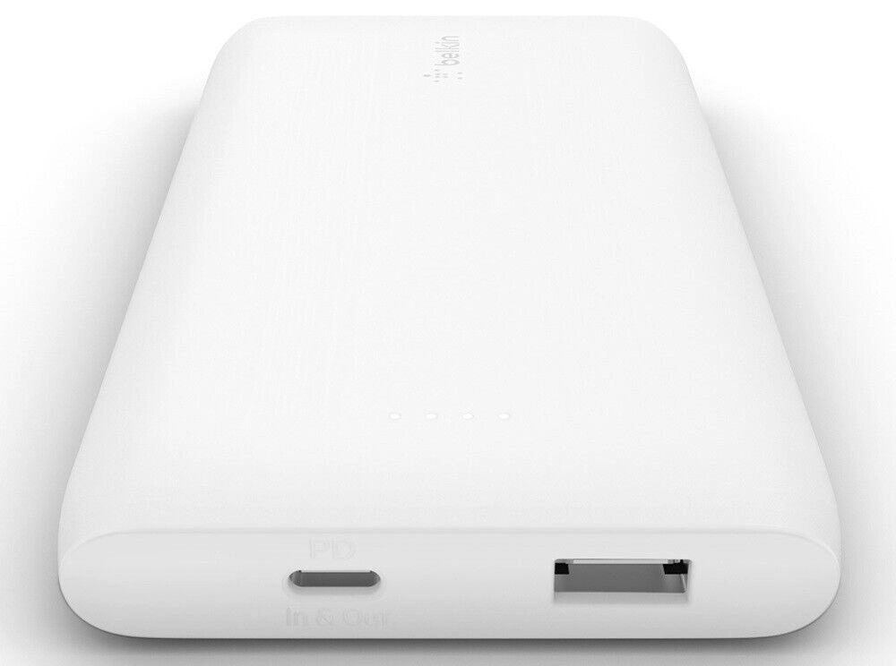 Портативное зарядное устройство Power Bank Belkin 10000mAh 18W USB-A, USB-C White недорого