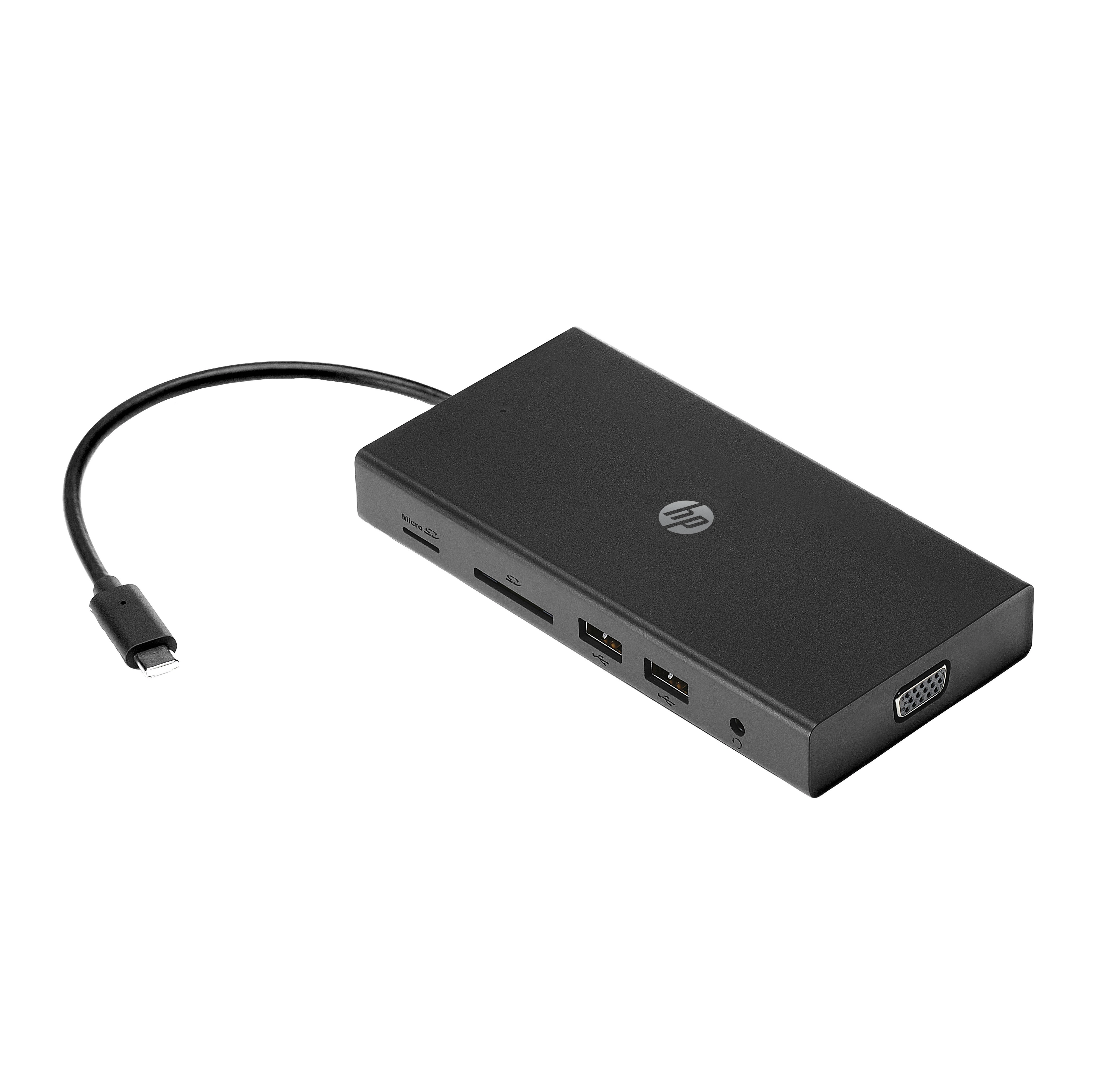 Док-станция HP Travel USB C Multi Port Hub - фото №2 Док-станция HP Travel USB C Multi Port Hub купить
