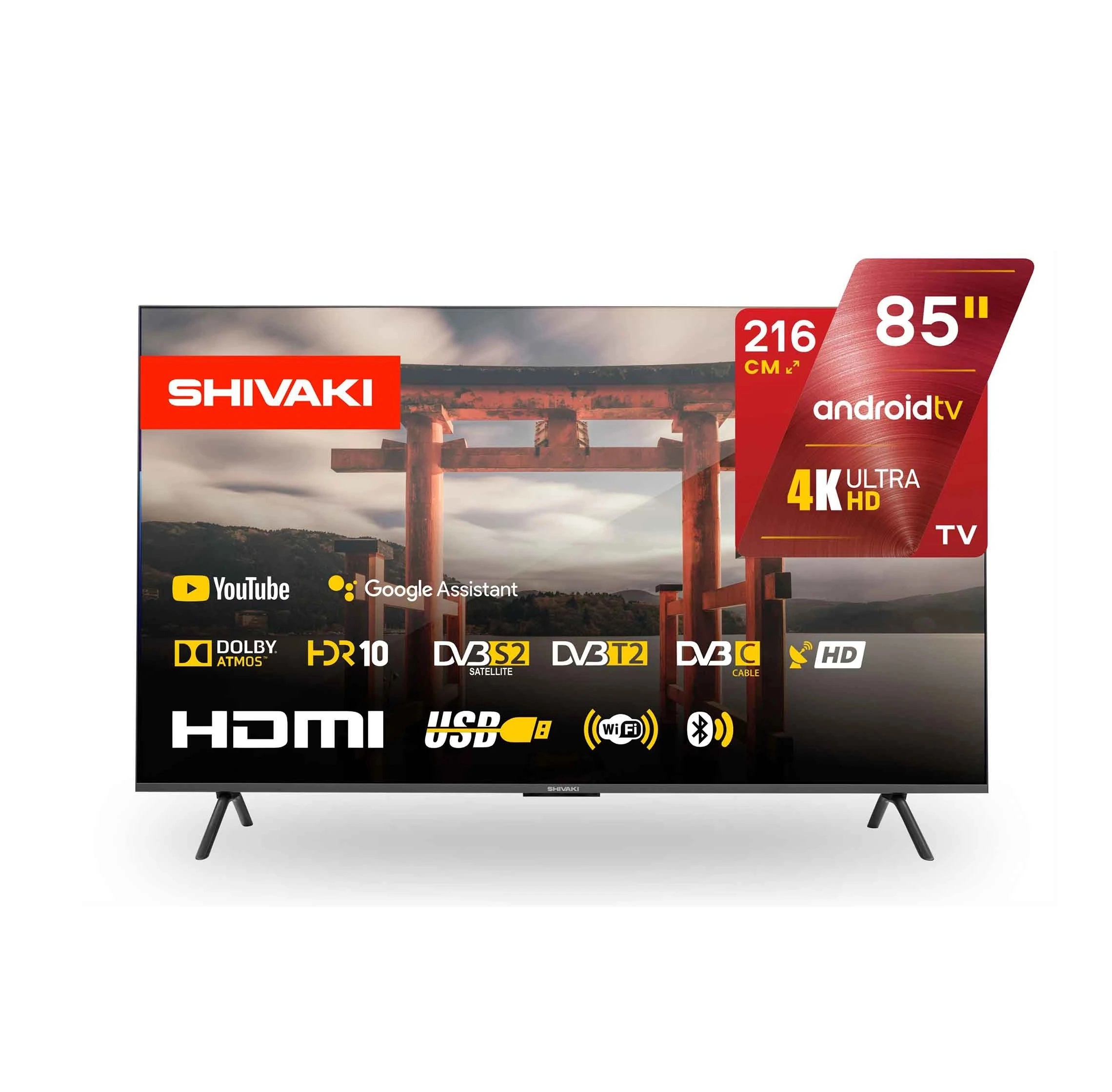 Телевизор Shivaki S85LU9500 4K UHD Android TV купить