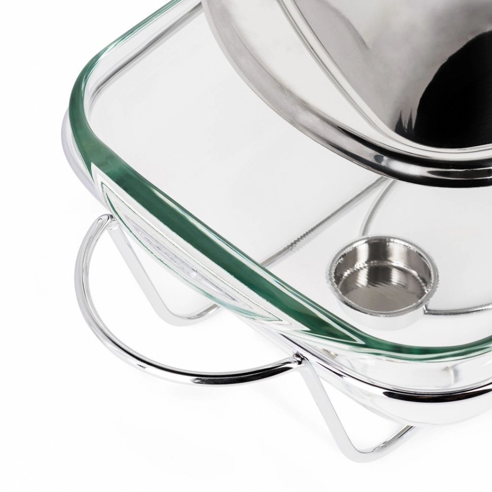 Мармит прямоугольный Fissman 38,5x23,5x6 см 3,6 л (жаропрочное стекло) 6048 недорого