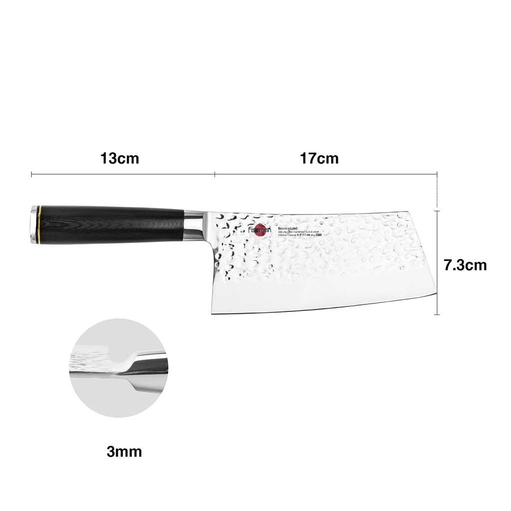 Кухонный топорик Fissman Kensei Kojiro 17 см 2565 недорого