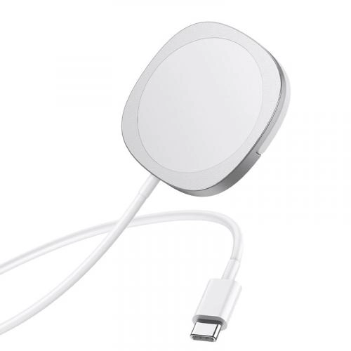 Держатель с зарядным устройством MagSafe Hoco CW35 белый недорого