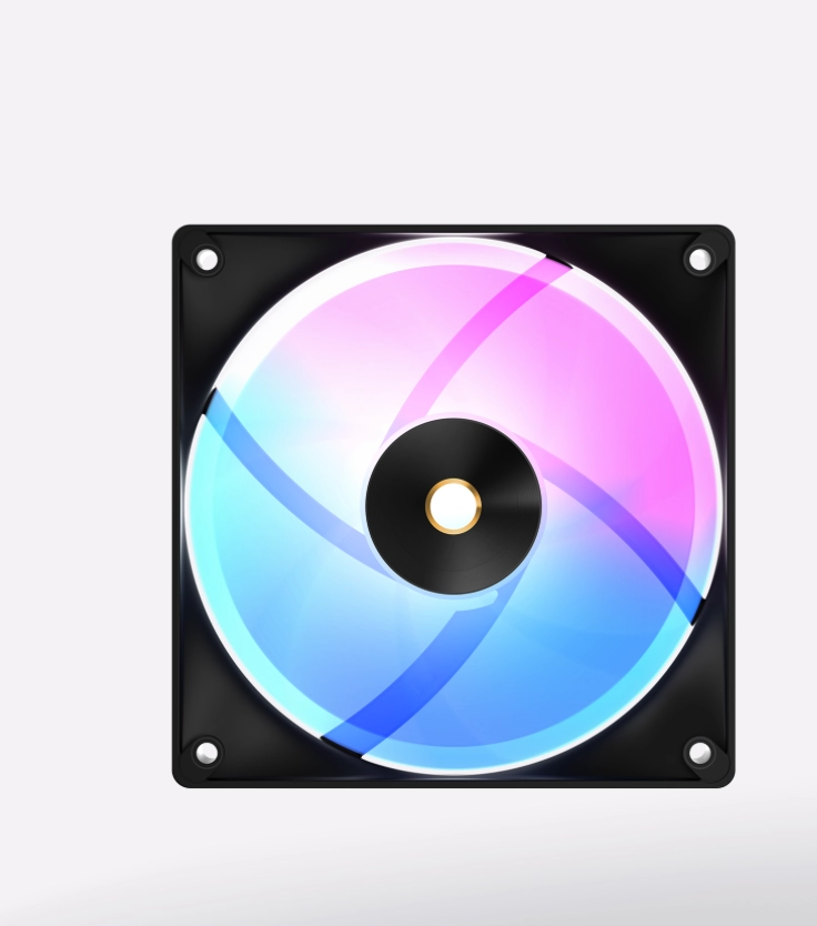 Korpusli ventilyator Ocypus Delta F12 ARGB 3-IN-1 BK O'zbekistonda
