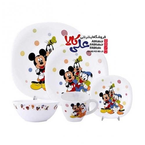 "Pars Opal" Micky Mouse 5 buyumli bolalar idishlari to‘plami sotib olish