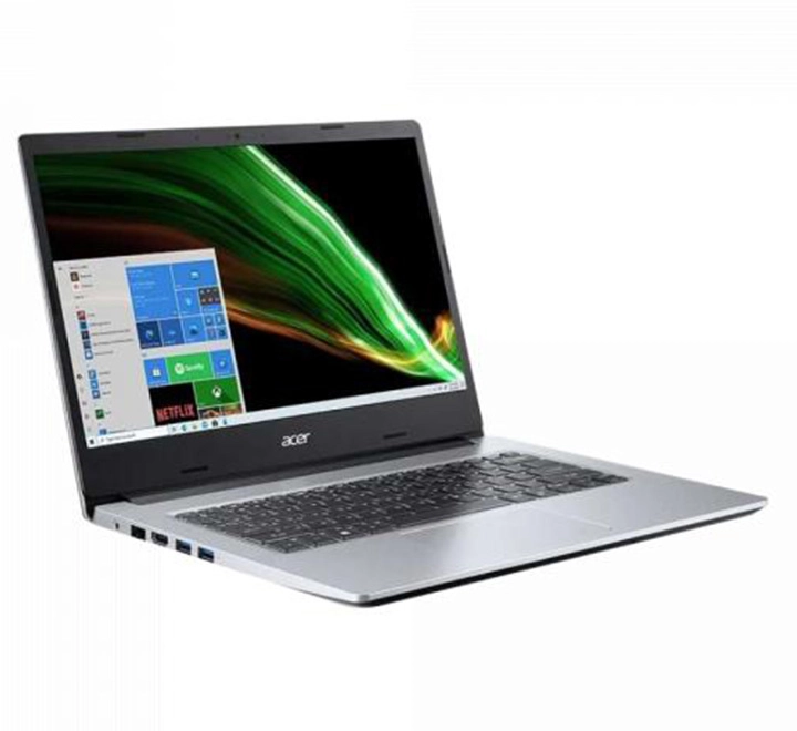 Acer Aspire 3 A315 35 C95V. Intel Celeron N4500. DDR4 4GB. HDD 1000 GB. 15.6". Pure Silver Noutbuki arzon