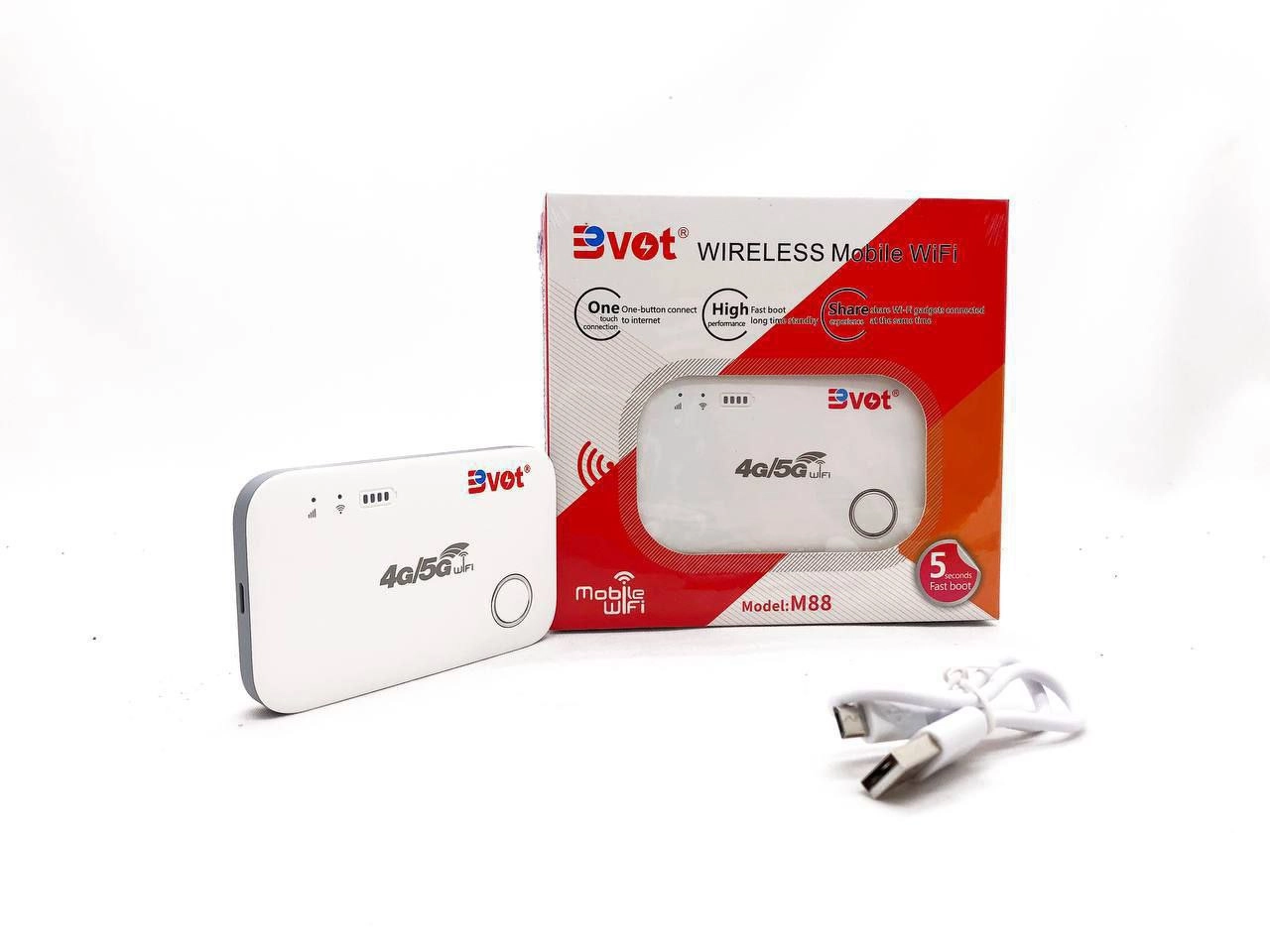 Модем Bvot 4G/5G LTE M88 белый купить