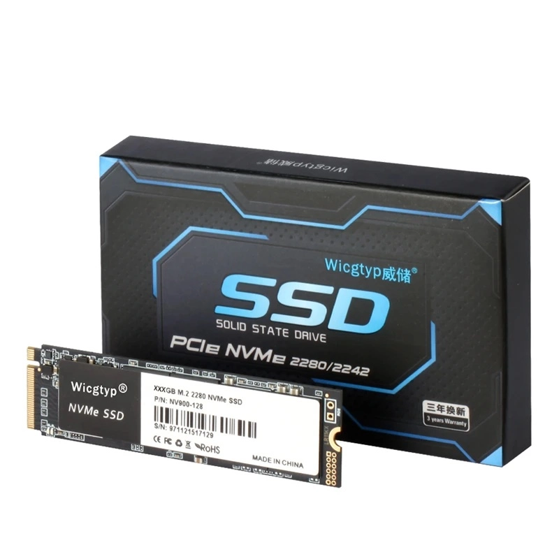 Wicgtyp 128GB NVMe M.2 SSD qattiq diski arzon