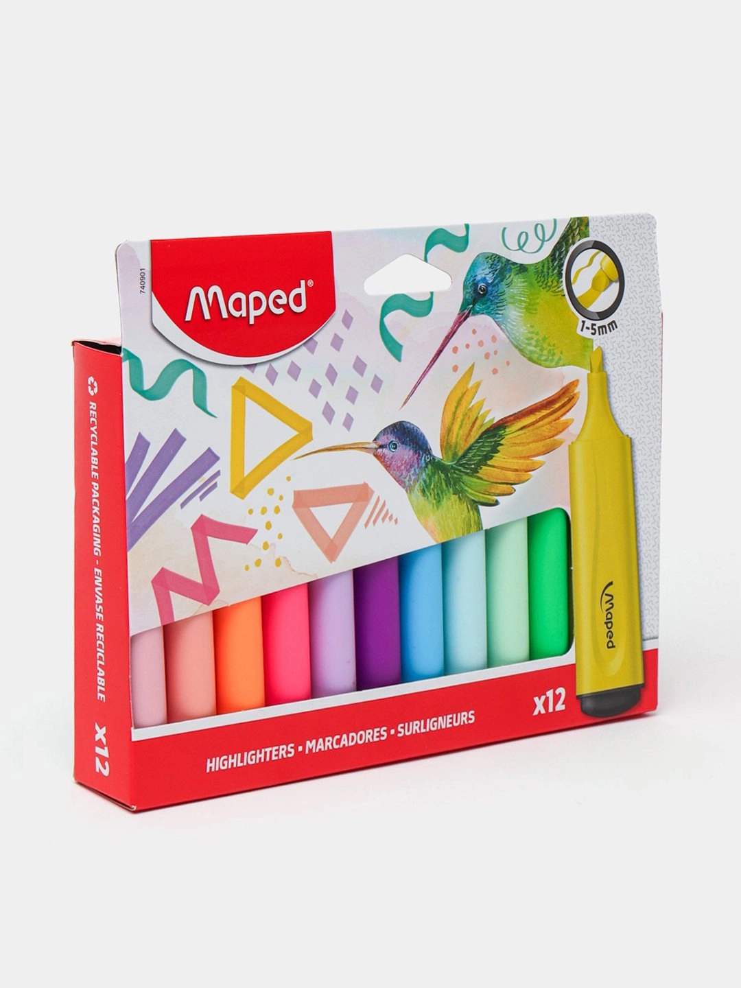 Маркер текстовой Maped "Creativ Plaster Friends Super Girl", 12 цветов недорого